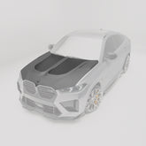 BMW X6M F96 LCI Carbon Fiber Hood
